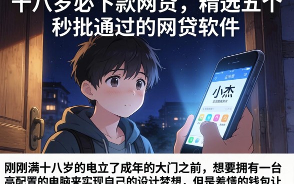 十八岁必下款的网贷，精选五个秒批通过的网贷软件