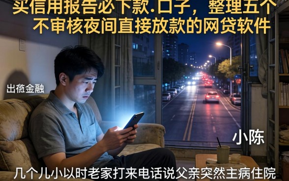 买信用报告必下款的口子，整理五个不审核夜间直接放款的网贷软件