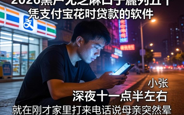 2026黑户无芝麻口子，胪列五个凭支付宝花呗贷款的软件