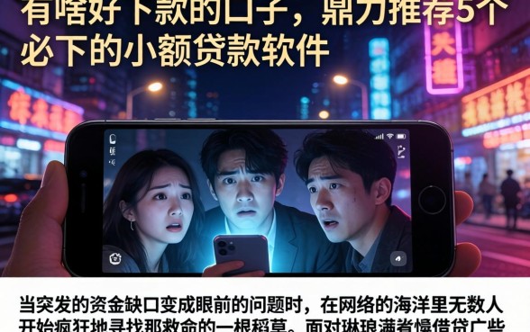 有啥好下款的口子，鼎力推荐5个必下的小额贷款软件