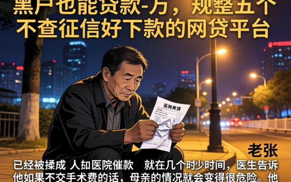 黑户也能贷款-万,规整五个不查征信好下款的网贷平台