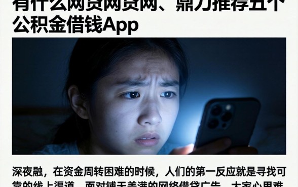 有什么网贷网贷网,鼎力推荐五个公积金借钱app
