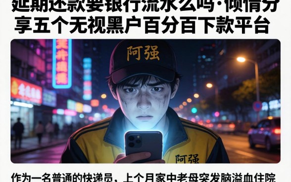 延期还款要银行流水么吗，倾情分享五个无视黑户百分百下款平台