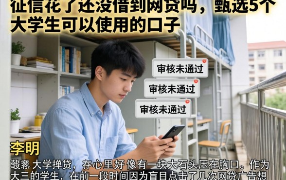 征信花了还没借到网贷吗,甄选5个大学生可以使用的口子