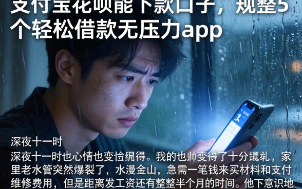 支付宝花呗能下款的口子，规整5个轻松借款无压力app