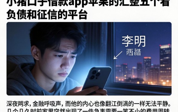 小猪口子借款app苹果，汇整五个不看负债和征信的平台