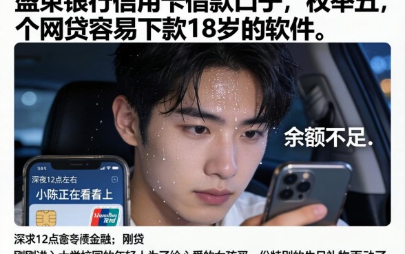 盛京银行信用卡借款口子，枚举五个网贷容易下款18岁的软件