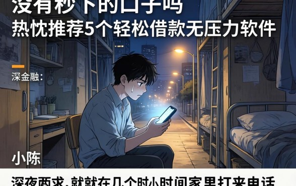 没有秒下的口子吗，热忱推荐5个轻松借款无压力软件