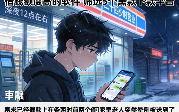 借钱额度高的软件，筛选5个黑户下款平台