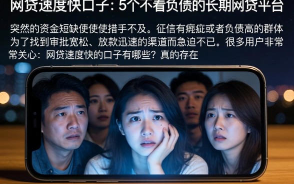 网贷速度快的口子，详细阐述5个不看负债的长期网贷平台
