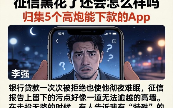 征信黑花了还会怎么样吗，归集5个高炮能下款的app