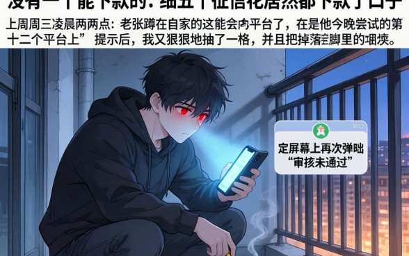 没有一个能下款的,详尽说明五个征信花居然都下款了的口子