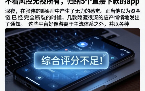 不看风控无视所有，归纳5个直接下款的app