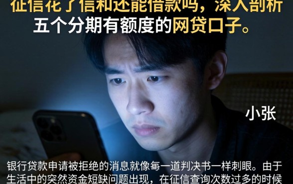 征信花了信和还能借款吗,深入剖析五个分期有额度的网贷口子