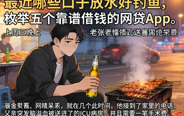 最近哪些口子放水好钓鱼,枚举五个靠谱借钱的网贷app