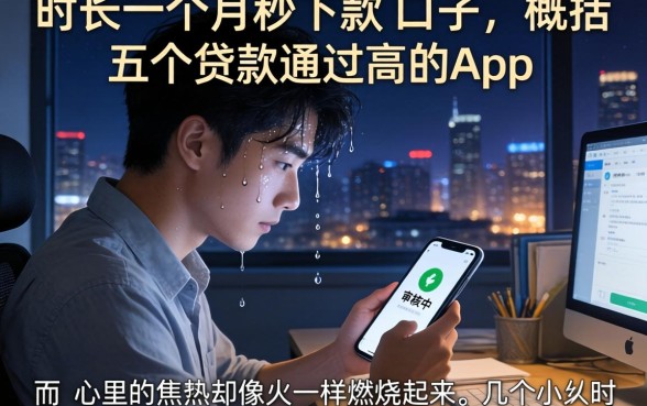 时长一个月秒下款的口子,概括五个贷款通过高的app