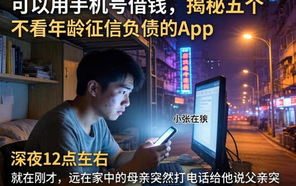 可以用手机号借钱，揭秘五个不看年龄征信负债的app
