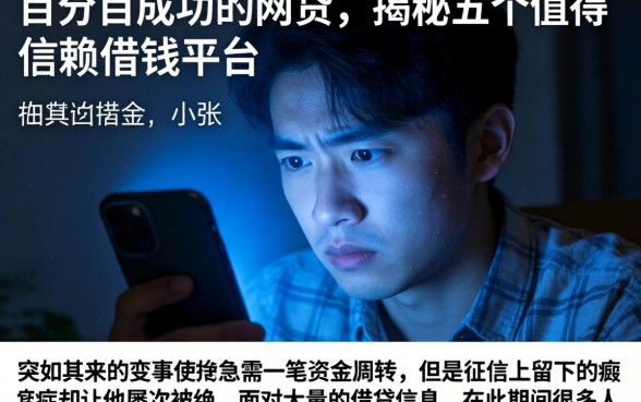 百分百成功的网贷，揭秘五个值得信赖的借钱平台