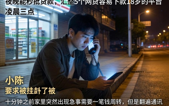 夜晚能秒批贷款,汇整5个网贷容易下款18岁的平台