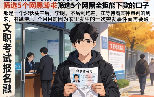 征信黑花了可以考文职吗，筛选5个网黑全拒能下款的口子