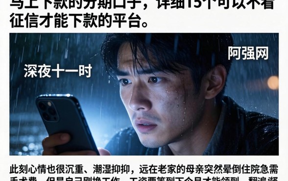 马上下款的分期口子，详细阐述5个可以不看征信就能下款的平台