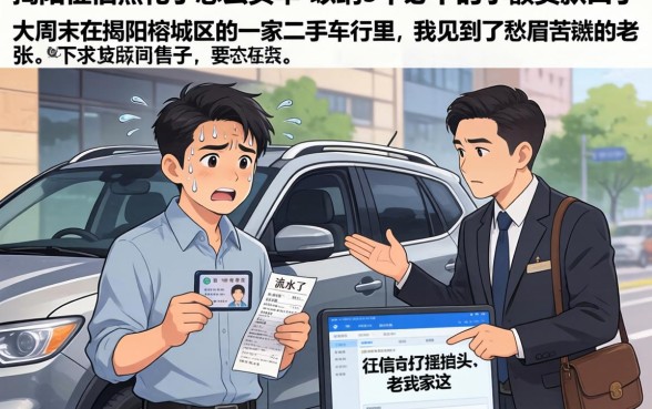 揭阳征信黑花了怎么买车,归纳5个必下的小额贷款口子