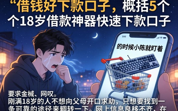 借钱好下款的口子，概括5个18岁借款神器快速下款口子
