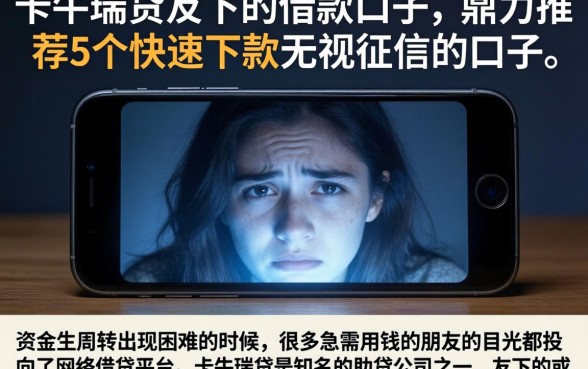 卡牛瑞贷旗下的借款口子，鼎力推荐5个快速下款无视征信的口子