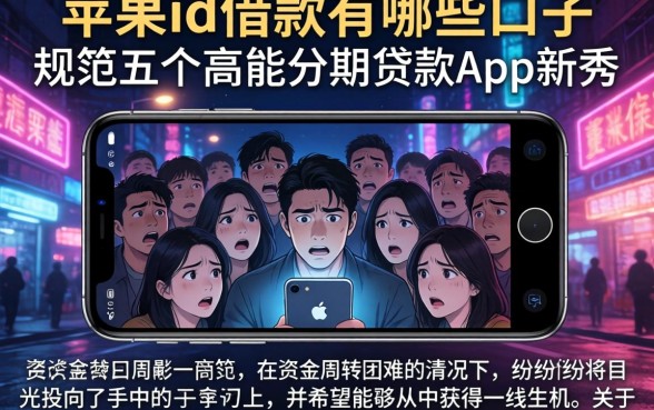 苹果id借款有哪些口子，规整五个高能分期贷款app新秀