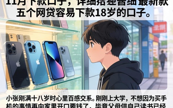 11月下款的口子，详细阐述五个网贷容易下款18岁的口子