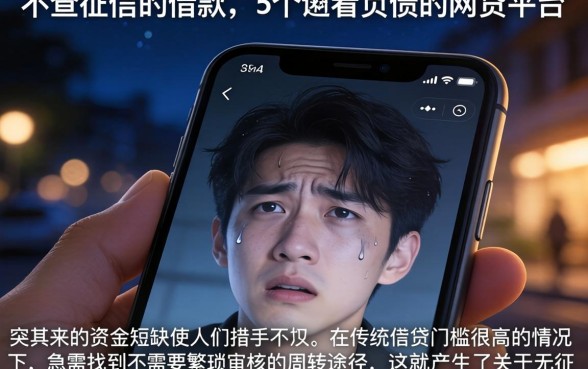 不查征信的借款，详细阐述5个不看负债的网贷平台