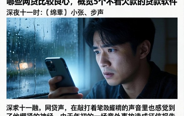 哪些网贷比较良心，概览5个不看欠款的贷款软件