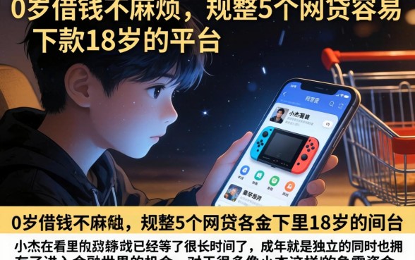0岁借钱不麻烦，规整5个网贷容易下款18岁的平台