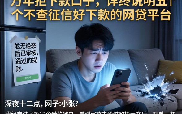 万年拒下款的口子，详尽说明五个不查征信好下款的网贷平台
