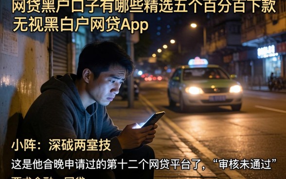 网贷黑户口子有哪些，精选五个百分百下款无视黑白户网贷app