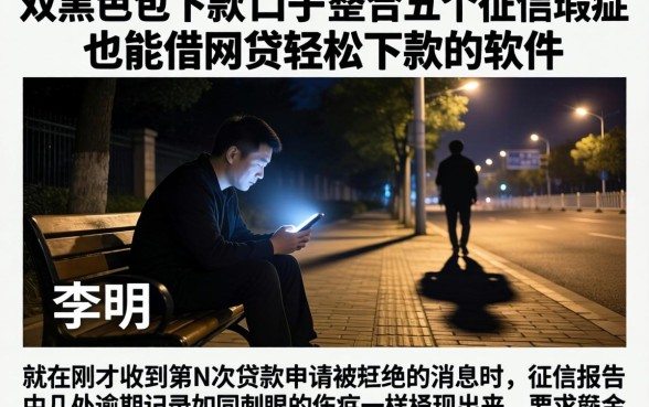 双黑色包下款的口子,整合五个征信瑕疵也能借网贷轻松下款的软件