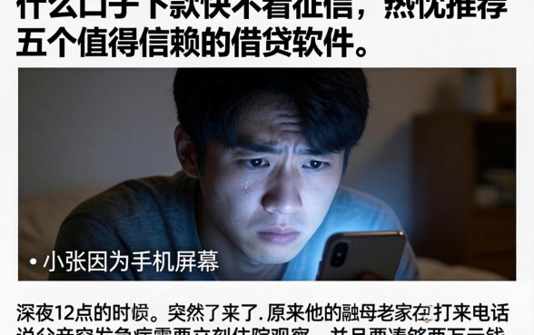 什么口子下款快不看征信，热忱推荐五个值得信赖的借贷软件