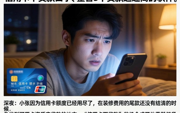 信用卡下贷款的口子,整合5个贷款通过高的软件