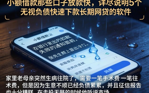 小额借款那些口子放款快,详尽说明5个无视负债快速下款长期网贷的软件