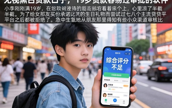 无视黑白贷款的口子，详细阐述5个19岁贷款容易过审批的软件