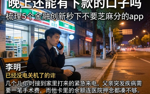 晚上还能有下款的口子吗，梳理5个金融创新秒下不要芝麻分的app