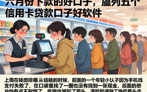 六月份下款的好口子，胪列五个信用卡贷款口子好软件