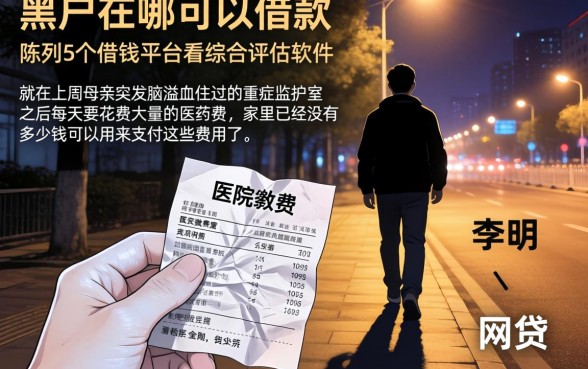 黑户在哪可以借款，陈列5个借钱平台不看综合评估的软件