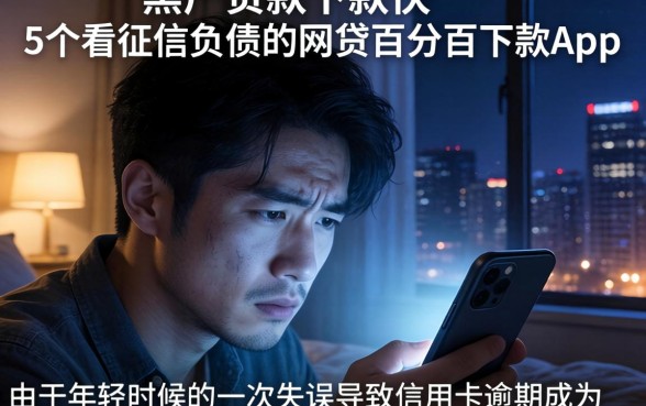 黑户贷款下款快，概括5个不看征信负债的网贷百分百下款app