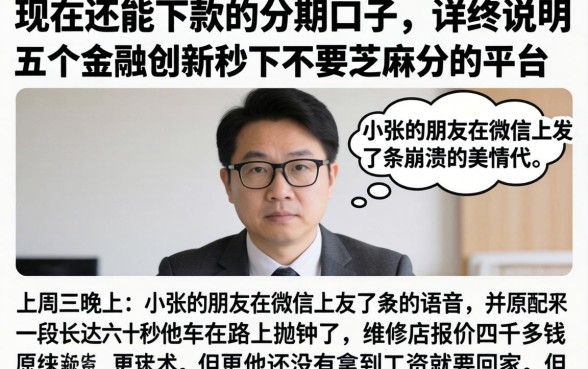 现在还能下款的分期口子，详尽说明五个金融创新秒下不要芝麻分的平台