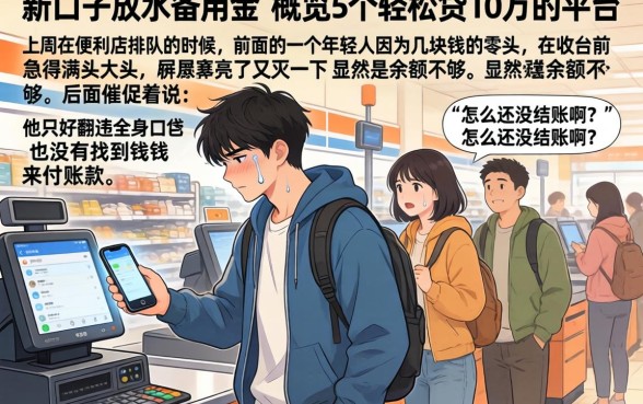 新口子放水备用金，概览5个轻松贷10万的平台