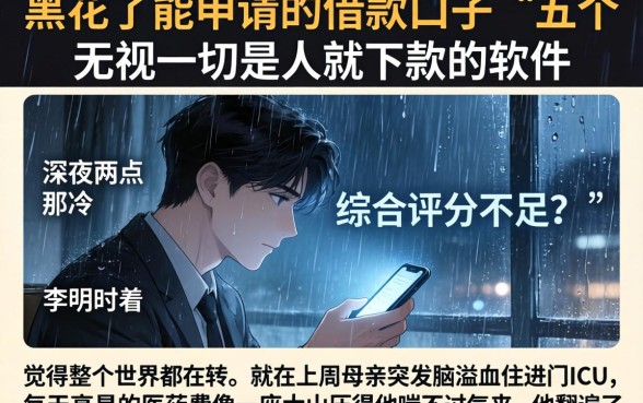 黑花了能申请的借款口子,概括五个无视一切是人就下款的软件