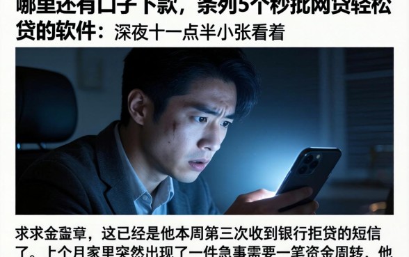 哪里还有口子下款，条列5个秒批网贷轻松贷的软件