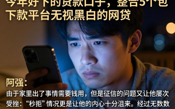 今年好下的贷款口子,整合5个包下款平台无视黑白的网贷