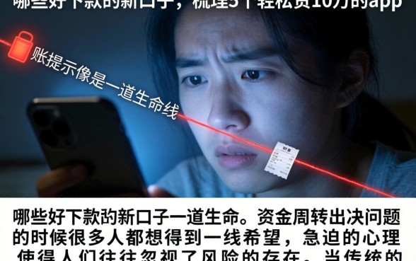 哪些好下款的新口子，梳理5个轻松贷10万的app